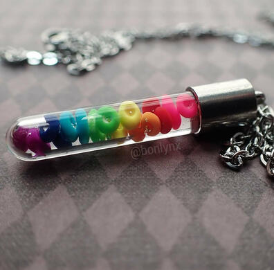 Rainbow Blood Cell Necklace